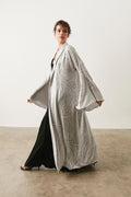 ELIZA CHIFFON SATIN KIMONO