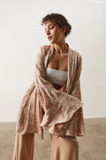 KHALEESI MIDI PRINTED KIMONO